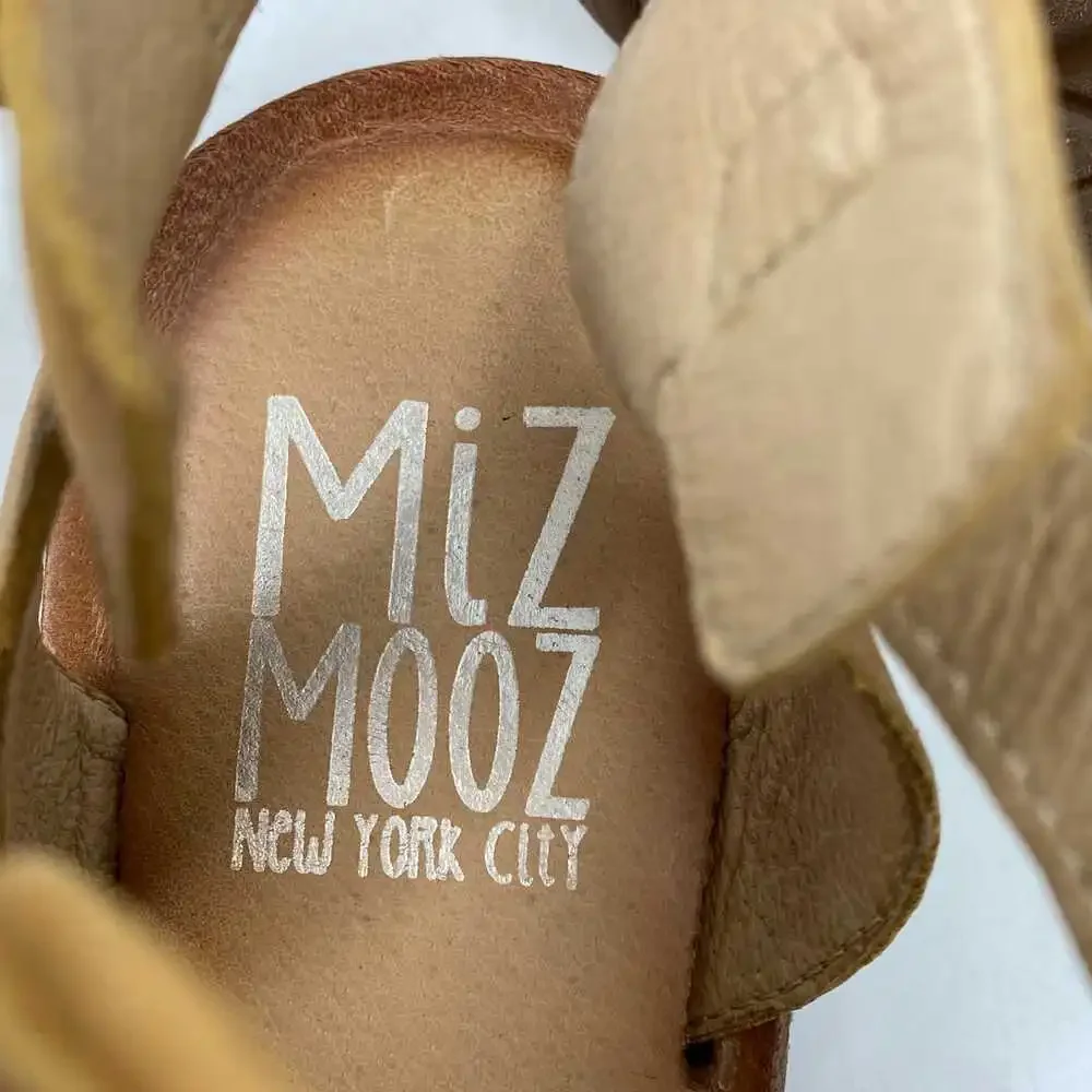 Miz Mooz Tan Leather Gladiator Sandals | Women’s EU39 (US 8.5)